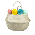 Mai Basket with Pompoms