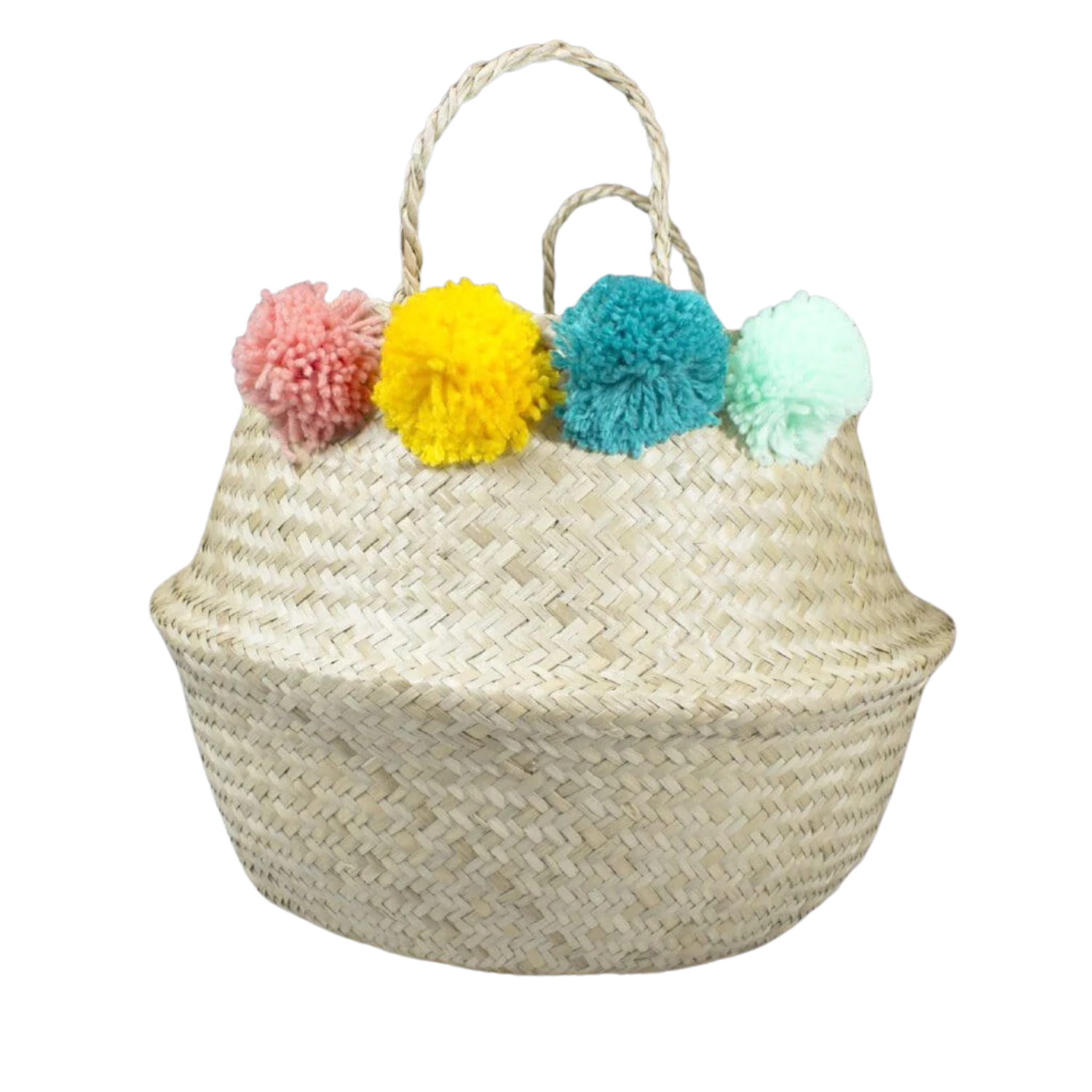 Mai Basket with Pompoms