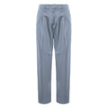 Pantalone Vincent azzurro in fresco di lana - 50