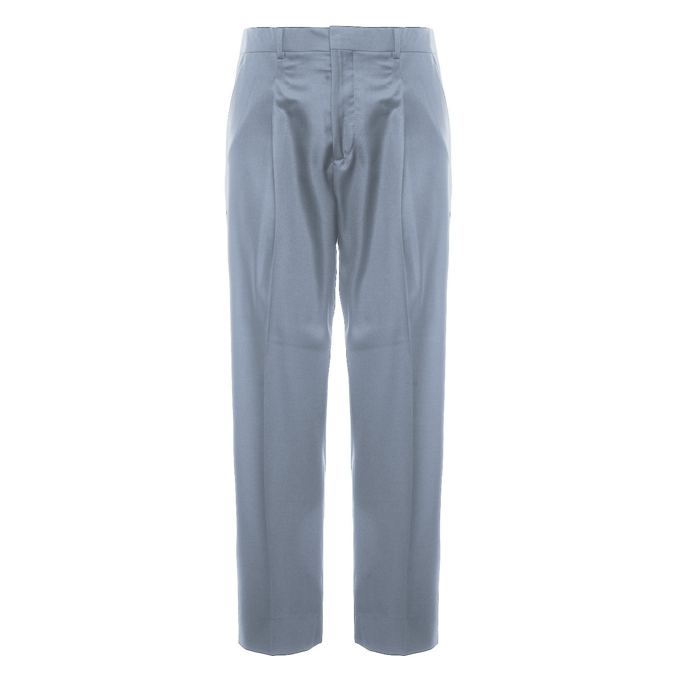 Pantalone Vincent azzurro in fresco di lana - 52