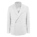 Blazer Demna bianco in flanella di lana - 48