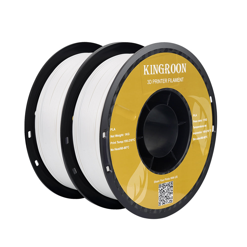 【2KG Pack】White PLA 3D Print Filament (FRESH) - US Warehouse / 2KG