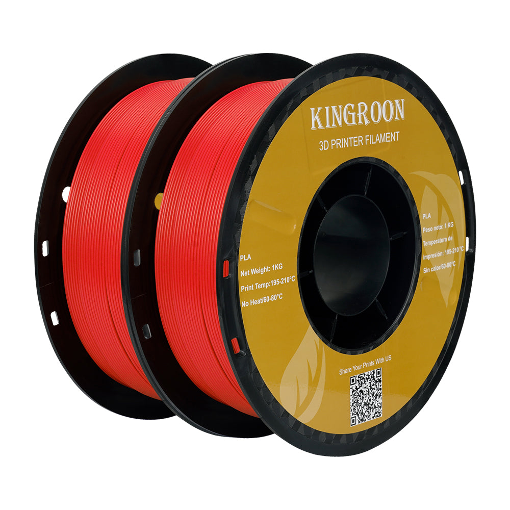 【2KG Pack】Red PLA 3D Print Filament (FRESH) - EU Warehouse / 2KG
