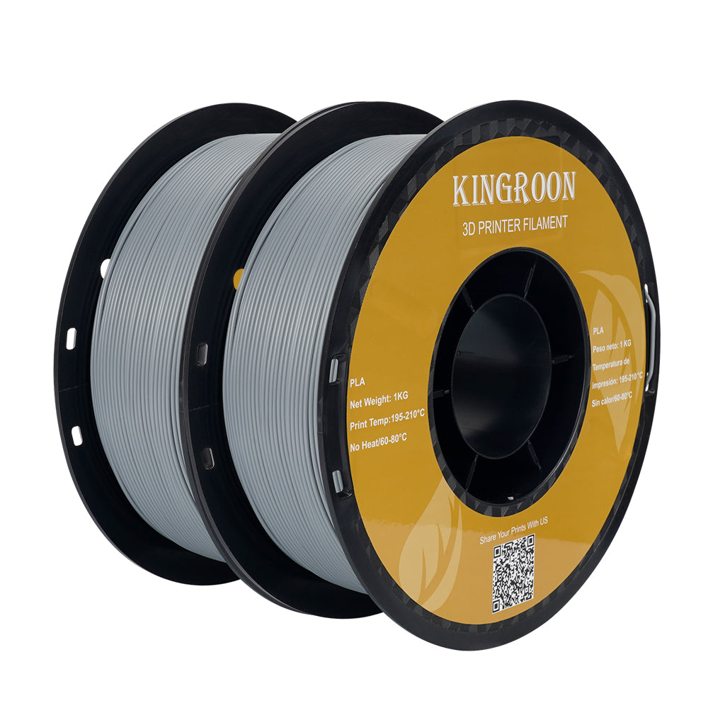 【2KG Pack】Silver PLA Filament (FRESH) - US Warehouse / 2KG