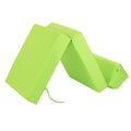 Single Z Bed for Kids Folding Mattress Bed Futon Sofa Bed Guest Mattress Foldable - Lime