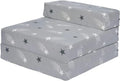 Kids Z Bed Kids Foldable Sofa Bed Guest Mattress Printed Chair Bed - Shooting Stars