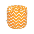 Bean Bag Chair Kids Bean Bags Printed Round Kiddies Beanbag with Carry Handle - Zigzag