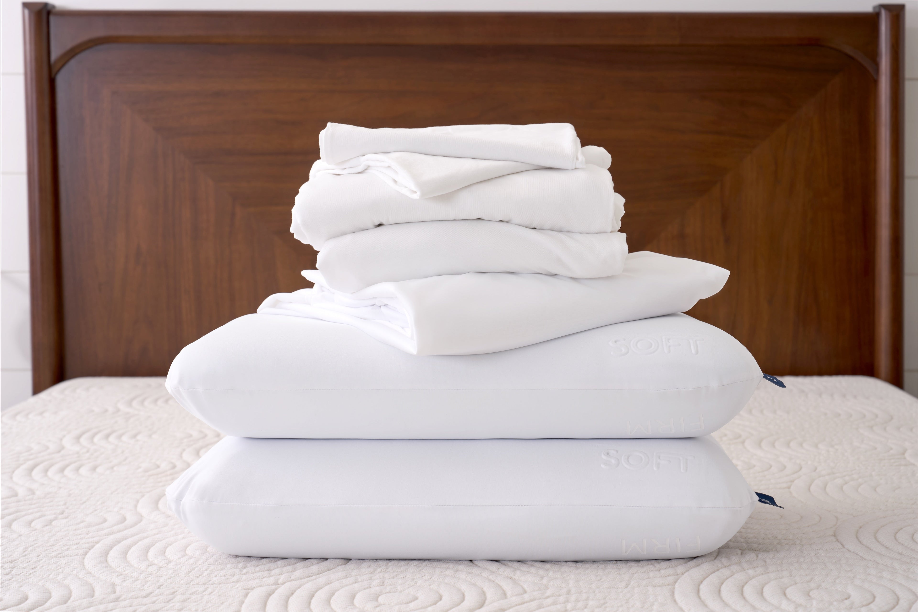 Bedding & Pillow Bundle: $250 OFF - King - Medium 4.5" / Full / Twin/TwinXL