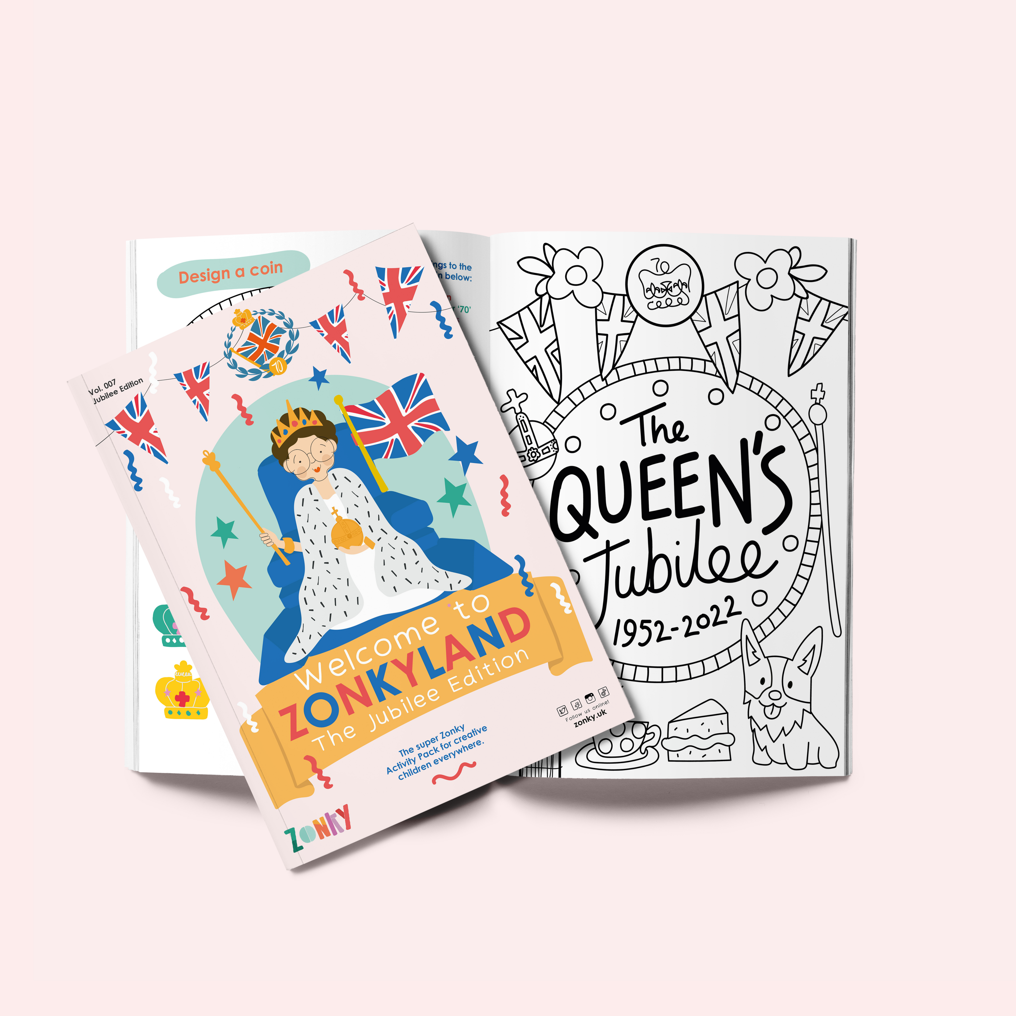 Queen's Platinum Jubilee Zonkyland Activity Pack Vol.7