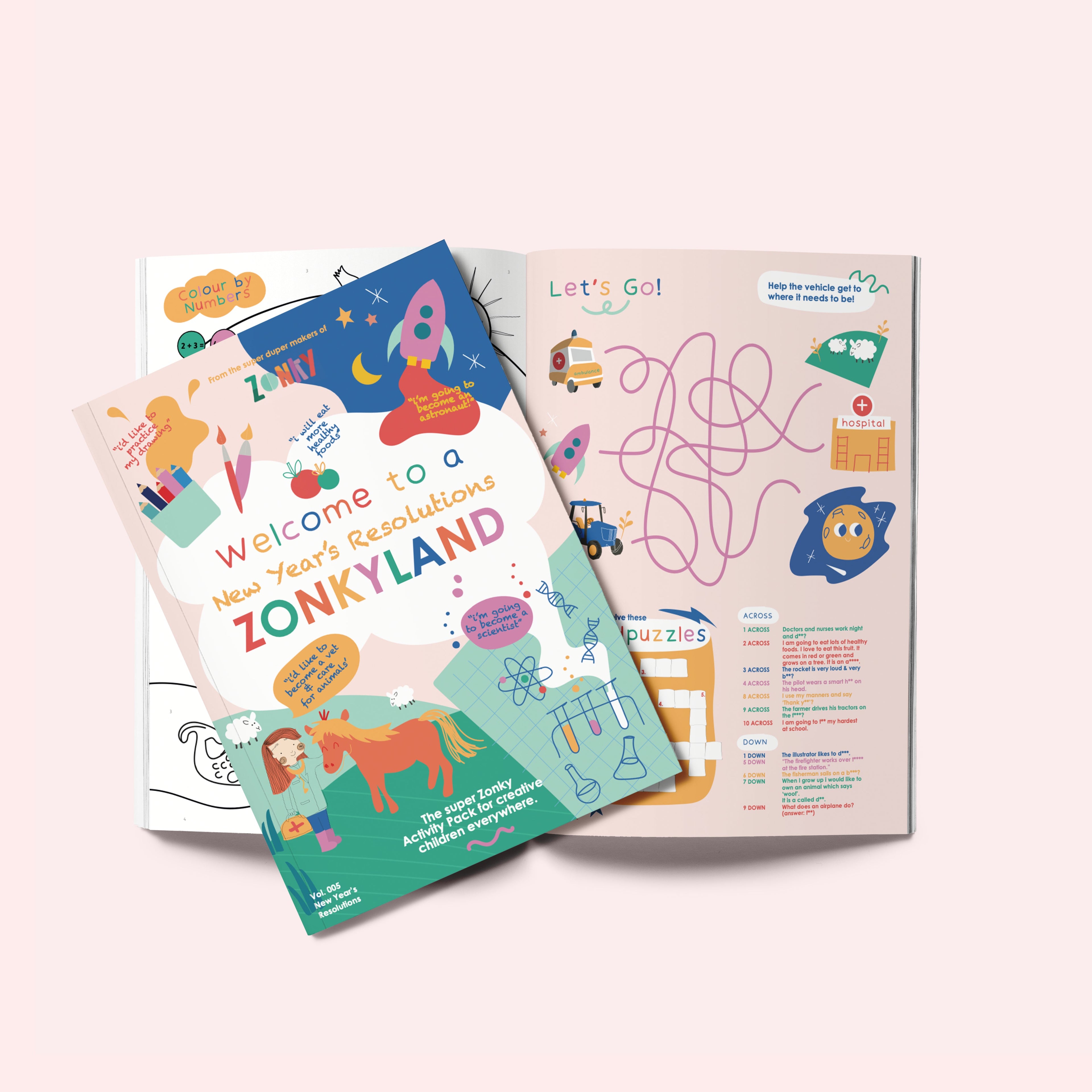 New Year's Zonkyland Activity Pack Vol.5