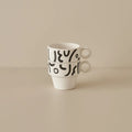 Abstract Ceramic Espresso Cup (Set of 2)