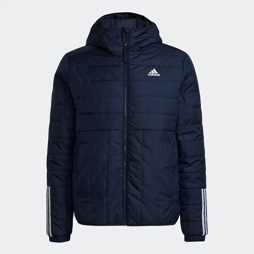 Adidas Itavic 3-Stripes Light Hodded Jacket - Legend Ink - M / Dunkelblau / 100% recycled Polyester