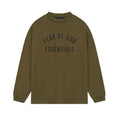 Fear of God Essentials versey Long Sleeve Tee Olive - XL