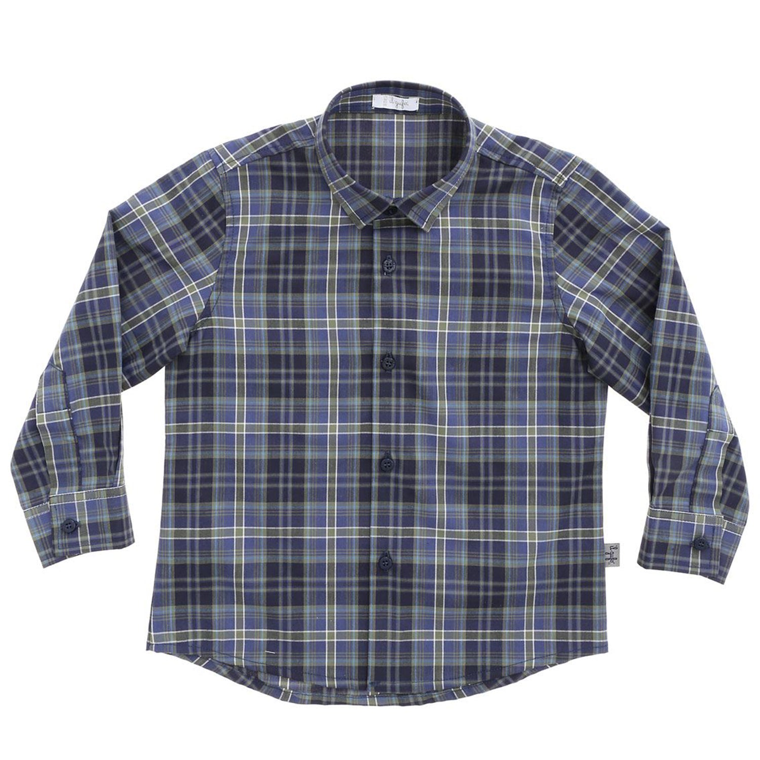 Il Gufo Camicia in cotone e lyocell check - 18M