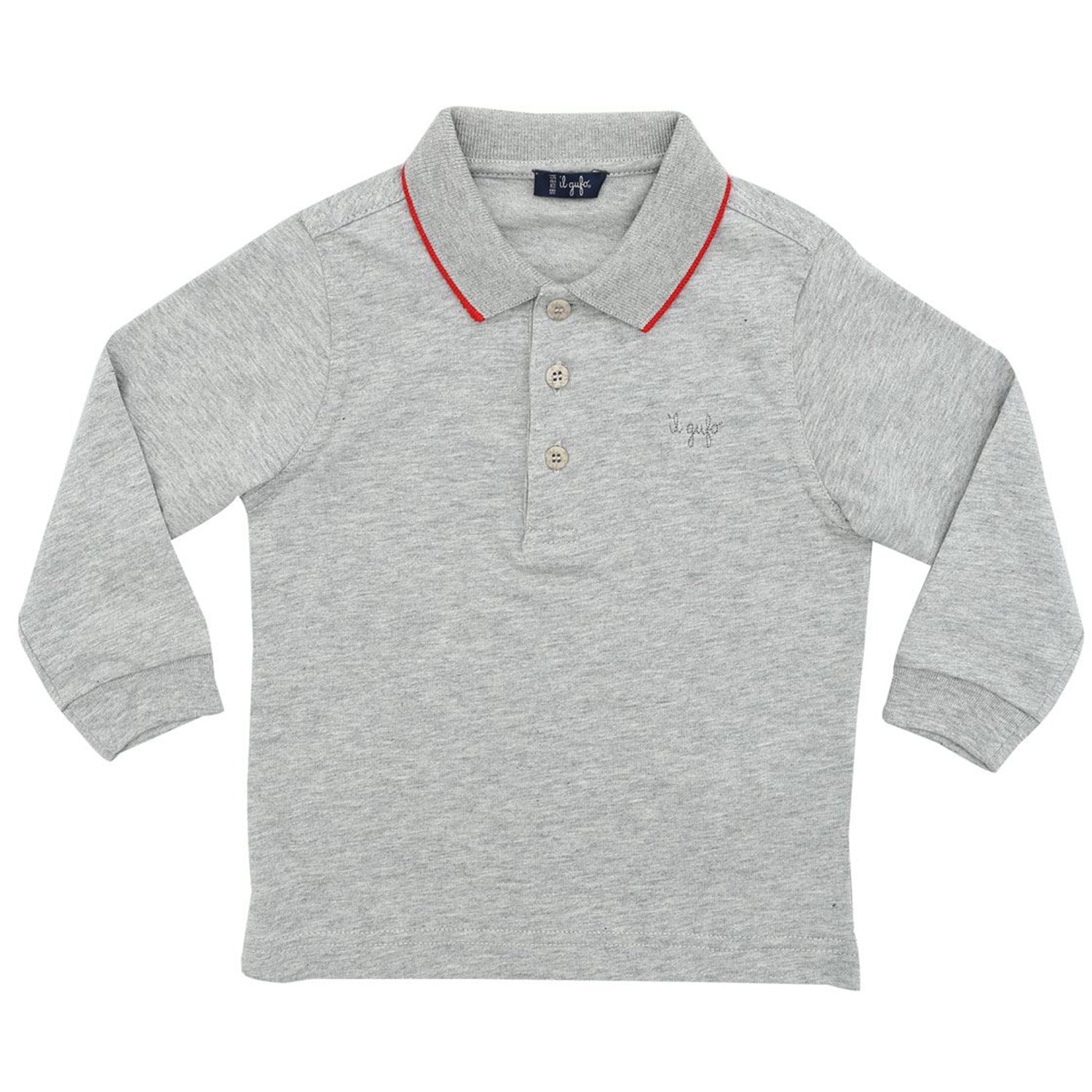 Polo baby boy grigia in cotone - 18M