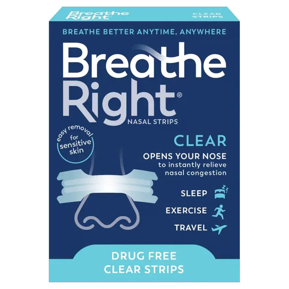 Breathe Right Nasal Strips Clear Large 10s