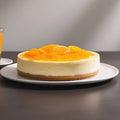 Andy Anand Fresh Orange Cheesecake, 9-Inch, 2 lb – Hand-Baked NY-Style, Real California Cream Cheese, No Preservatives, Birthday Gift Box