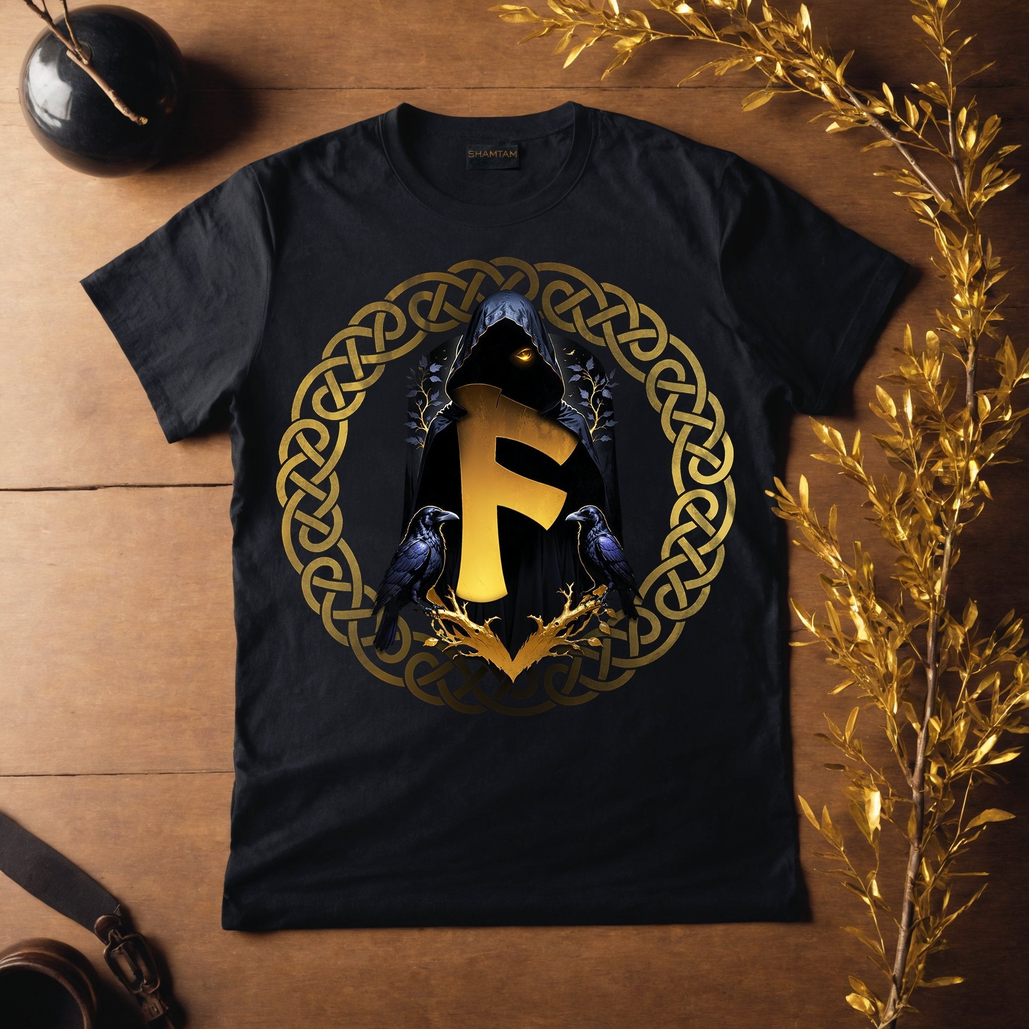 Ansuz Rune T-Shirt Unisex Rune of Wisdom - Default Title