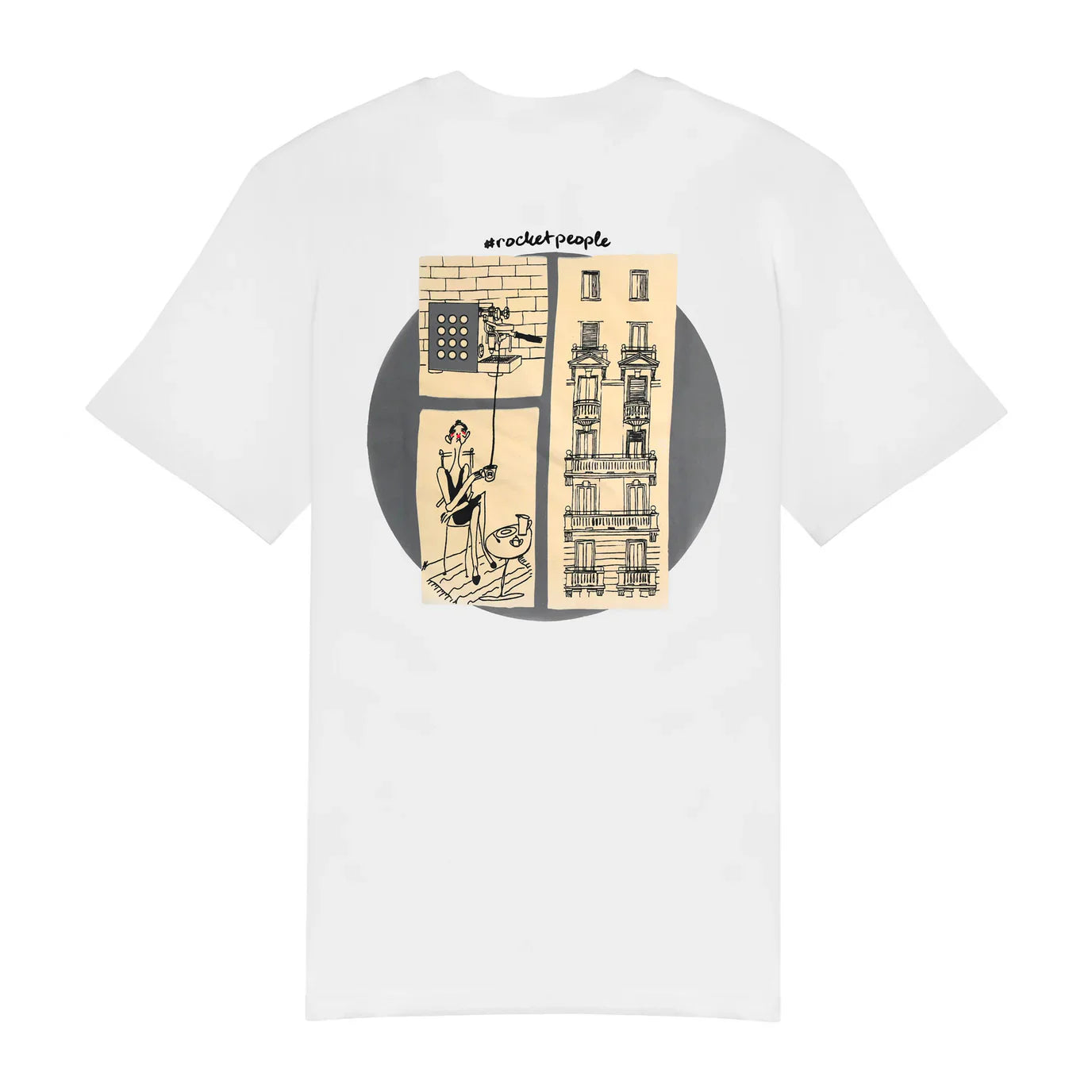Rocket Espresso Rocket Milano Art Appartamento T-Shirt - S / White