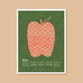 Apple Fun Facts Print - 12x16" / White Frame