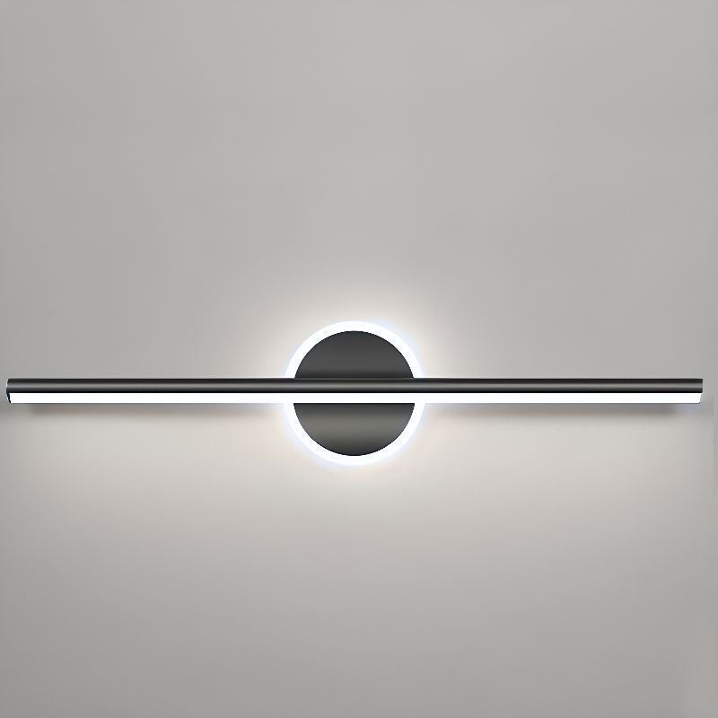 applique salle de bain | LED Design minimaliste - Noir / Blanc froid / 80 cm