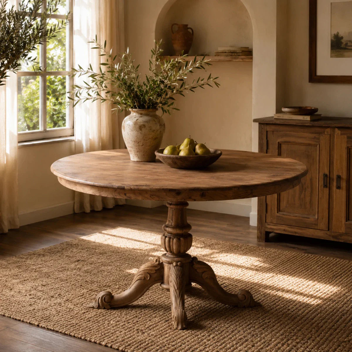 Aurelio Round Dining Table - 60*36*30