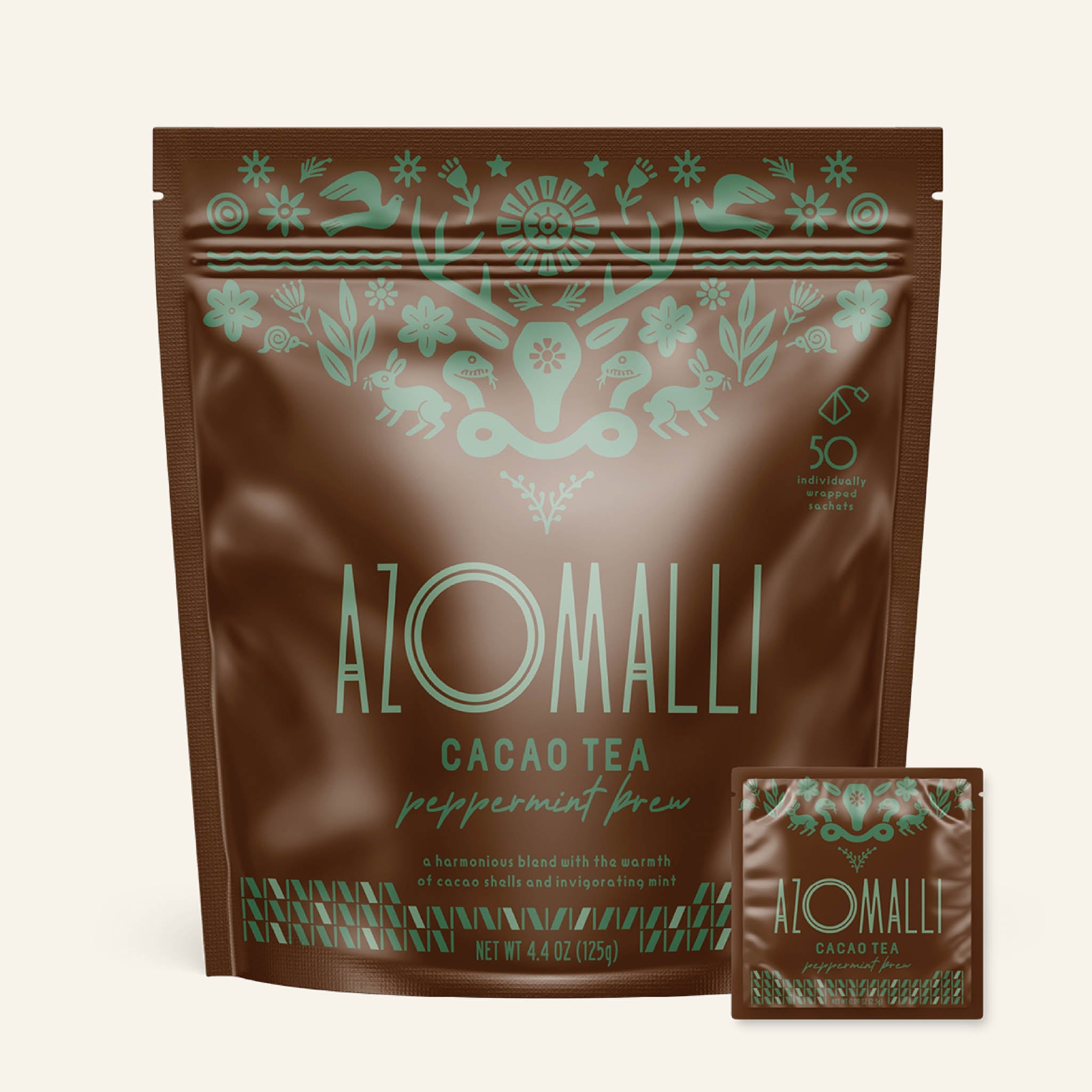 Peppermint Brew - Epic: 50 Individually Wrapped Tea Sachets