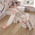 Kids Playset with Slide and Basket Hoop Indoor Toddler Playground (Copy)