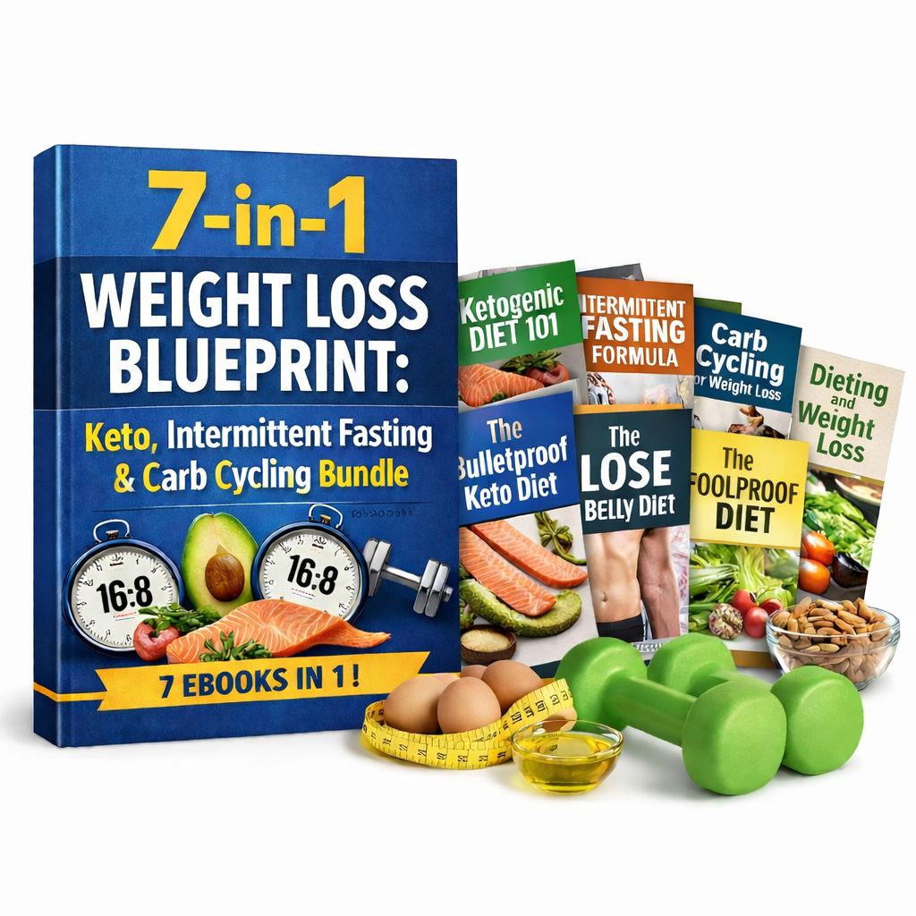 7-in-1 Weight Loss Blueprint: Keto, Intermittent Fasting & Carb Cycling Bundle