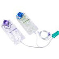 Kangaroo OMNI Thick Feed Set w/ Flush Bag, Anti-Free Flow - 500 mL & 1000 mL - 500 mL (Case of 30)
