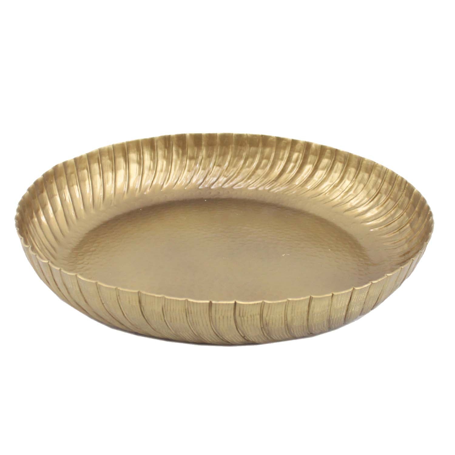 Orientalisches Tablett Loubna Gold - Mittel
