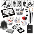 Black & White Sensory Toys for Newborns 0-6M