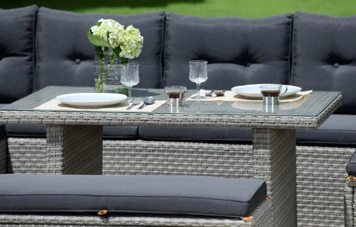 Barcelona Lounge Set Replacement Cushions/Covers - Cushions & Covers / Black