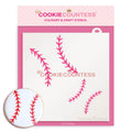 Baseball Stitches Stencil