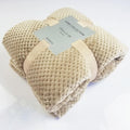 Plush Throw Blanket | Mesh Soft Flannel Blanket - 180x200cm / A