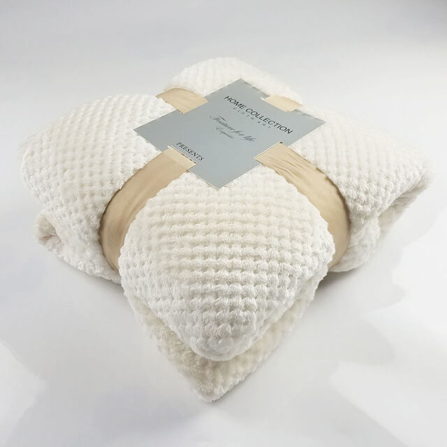 Plush Throw Blanket | Mesh Soft Flannel Blanket - 180x200cm / B