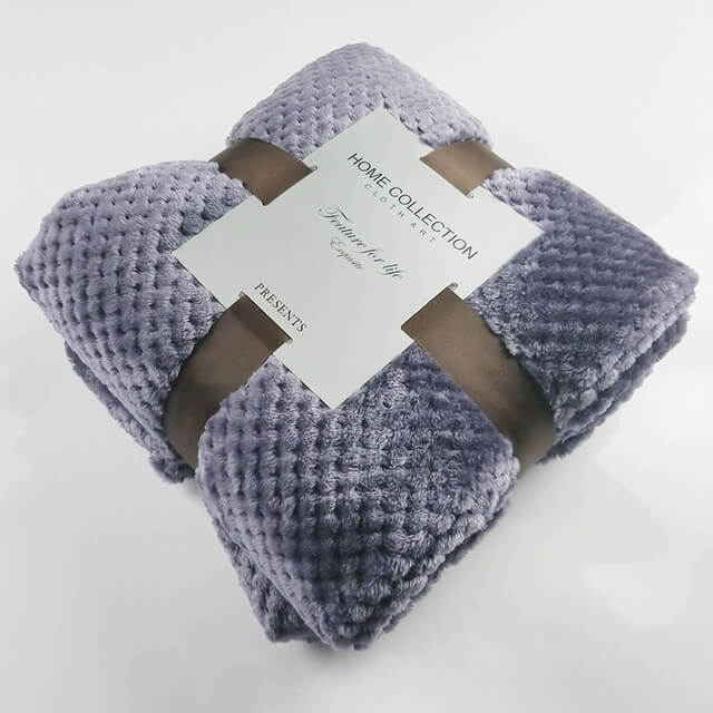 Plush Throw Blanket | Mesh Soft Flannel Blanket - 120x200cm / C