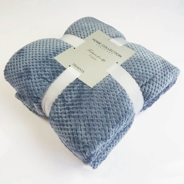 Plush Throw Blanket | Mesh Soft Flannel Blanket - 100x150cm / D
