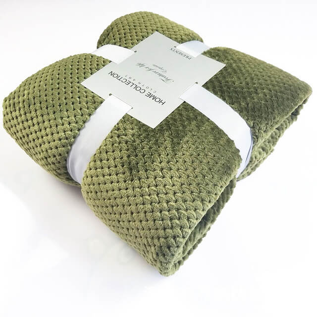 Plush Throw Blanket | Mesh Soft Flannel Blanket - 100x150cm / G