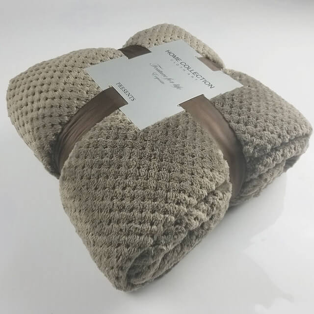 Plush Throw Blanket | Mesh Soft Flannel Blanket - 120x200cm / I