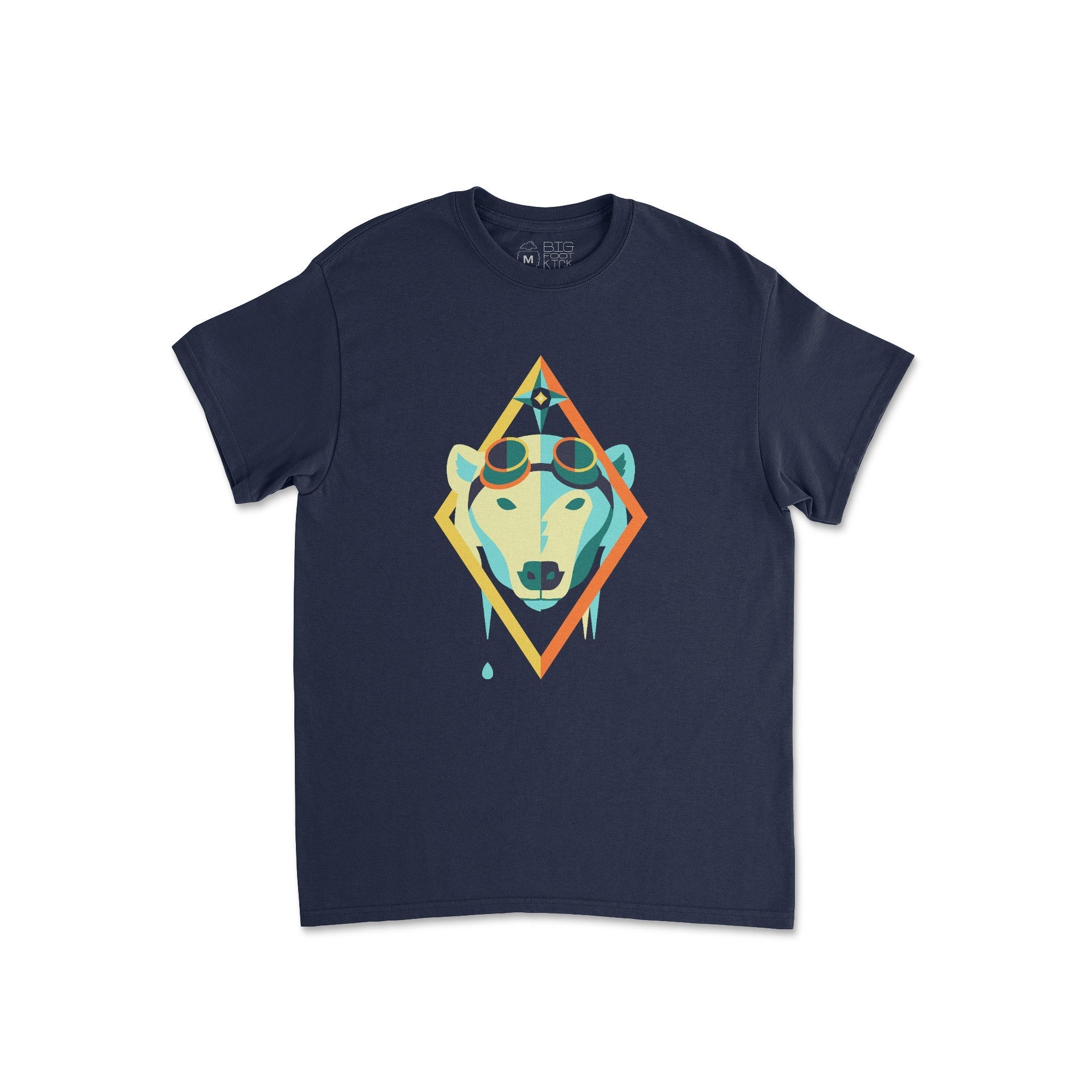 Beastland Polar Bear T-Shirt - S / Navy