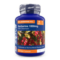 Berberine 1000mg with Chromium - 120. 4 months supply. / Plastic Jar
