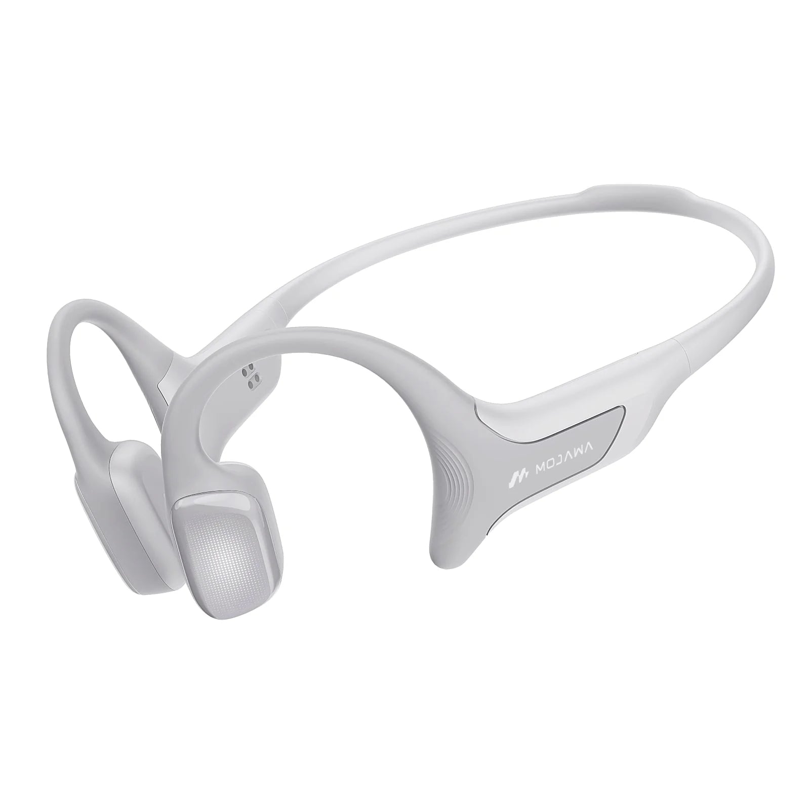 HaptiFit Terra Bone Conduction Headphones | Heart rate monitoring and activity tracking - Silver Ash Grey