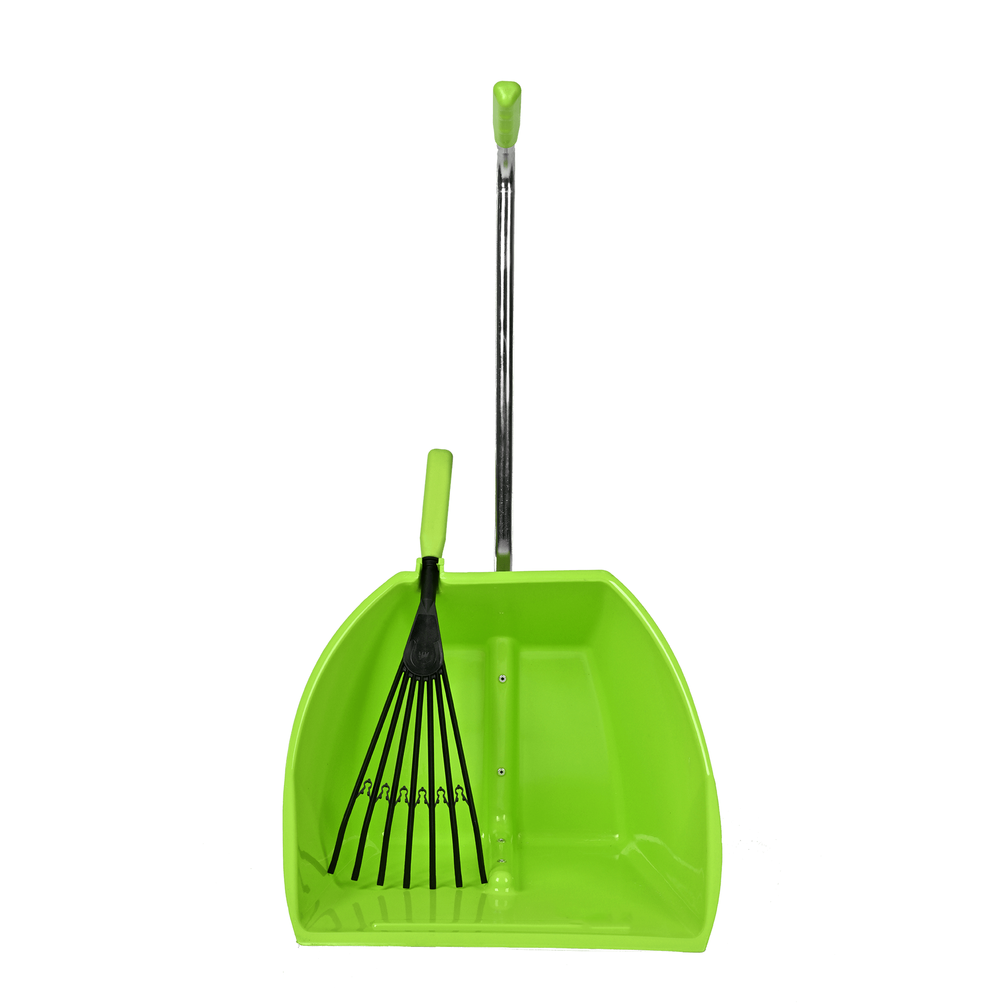 Big Tidee™ with Short Super Rake | High Capacity Scoop and Rake Cleaning Set - Pistachio