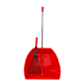 Big Tidee™ with Short Super Rake | High Capacity Scoop and Rake Cleaning Set - Red