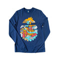 Bigfoot's Wilderness Long-Sleeve T-Shirt - Navy / Medium