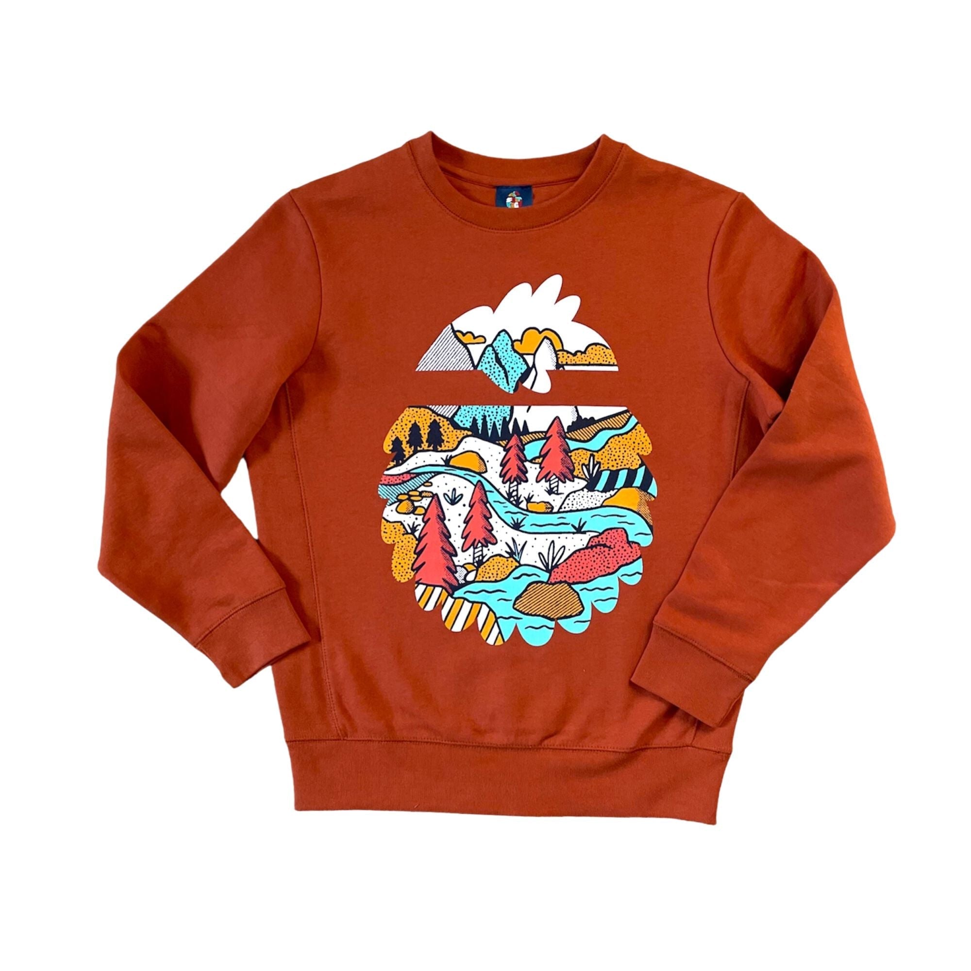 Bigfoot's Wilderness Sweatshirt - Rust / Large