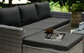 Marbella Garden Lounge Set Replacement Cushions/Covers - Cushions & Covers / Black