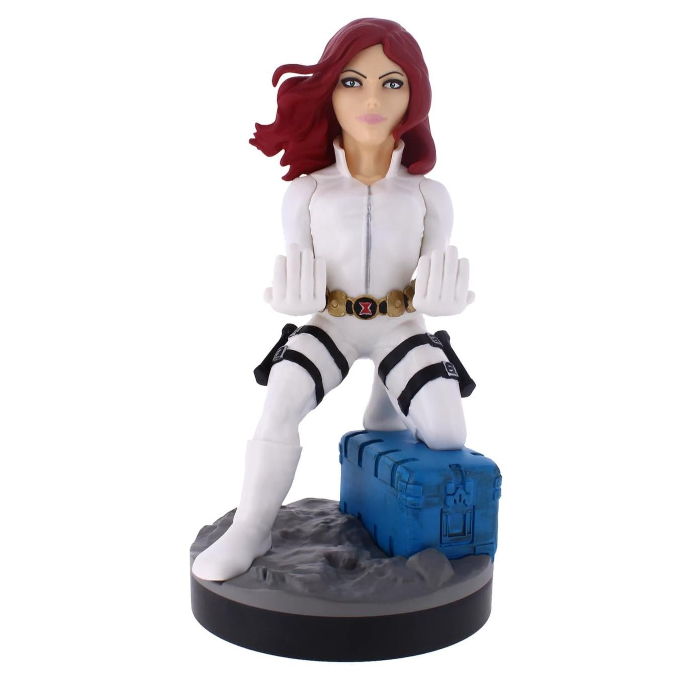 Black Widow White Suit Controller Holder & Phone Stand – Marvel, Cable Guys