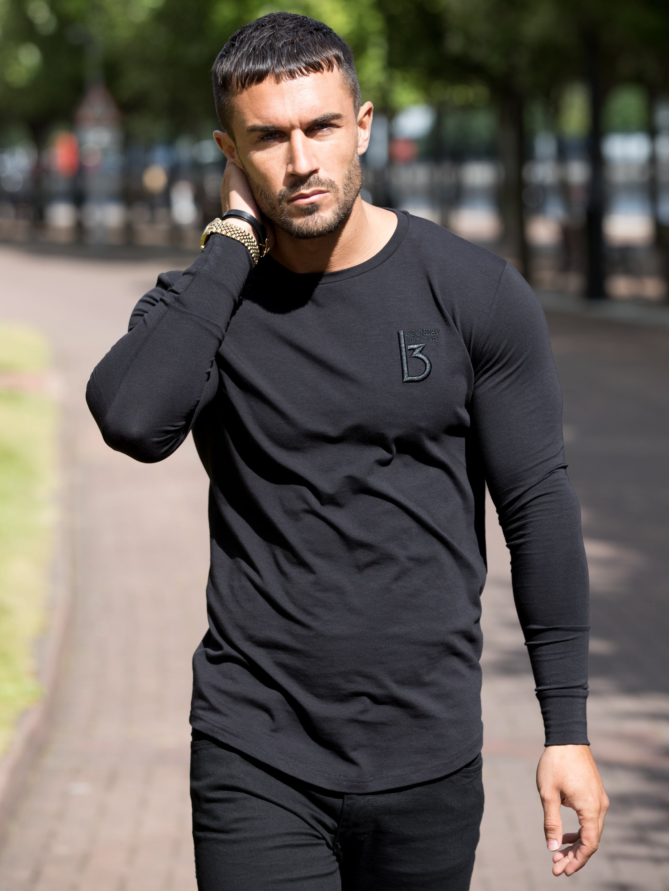 Absorb Long Sleeve T-Shirt | Bound By Honour - Black / M / One Size